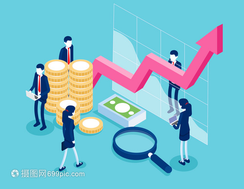 财务管理商业融资和投概念平等量矢风格